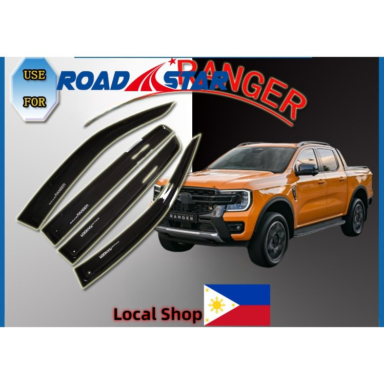 For 2022+ Ford Ranger T9 pickup truck four-door sun visor with rain ...