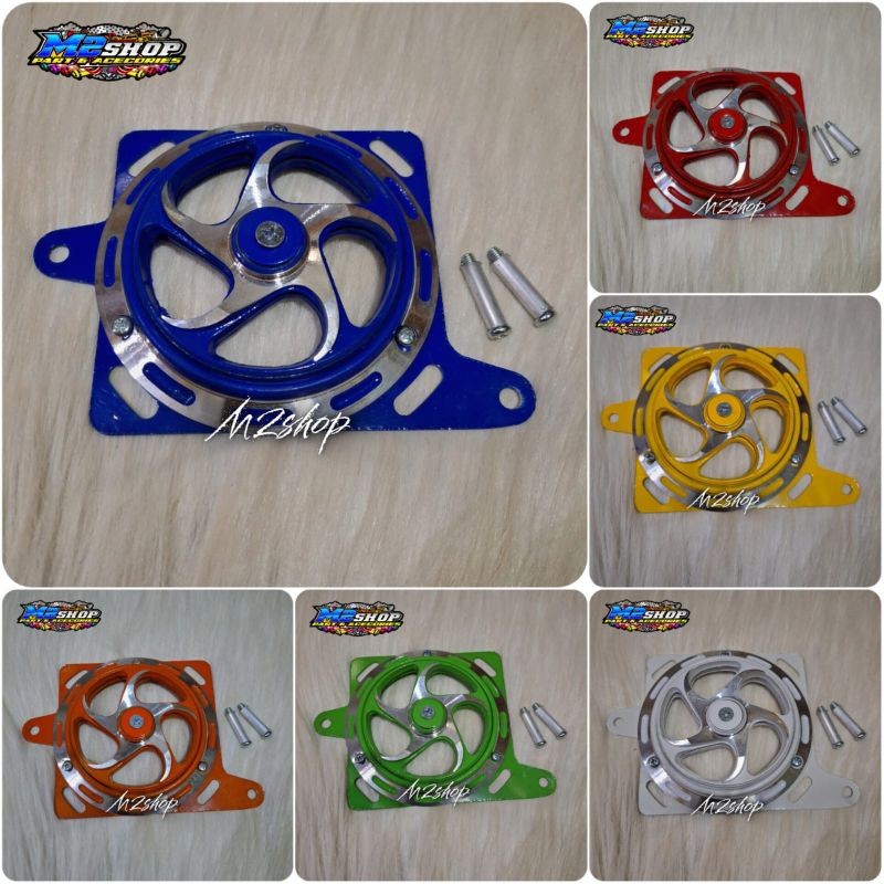 HONDA VARIO 160 PCX 160 ADV 160 ALUMINUM STAR MODEL RADIATOR COVER ...