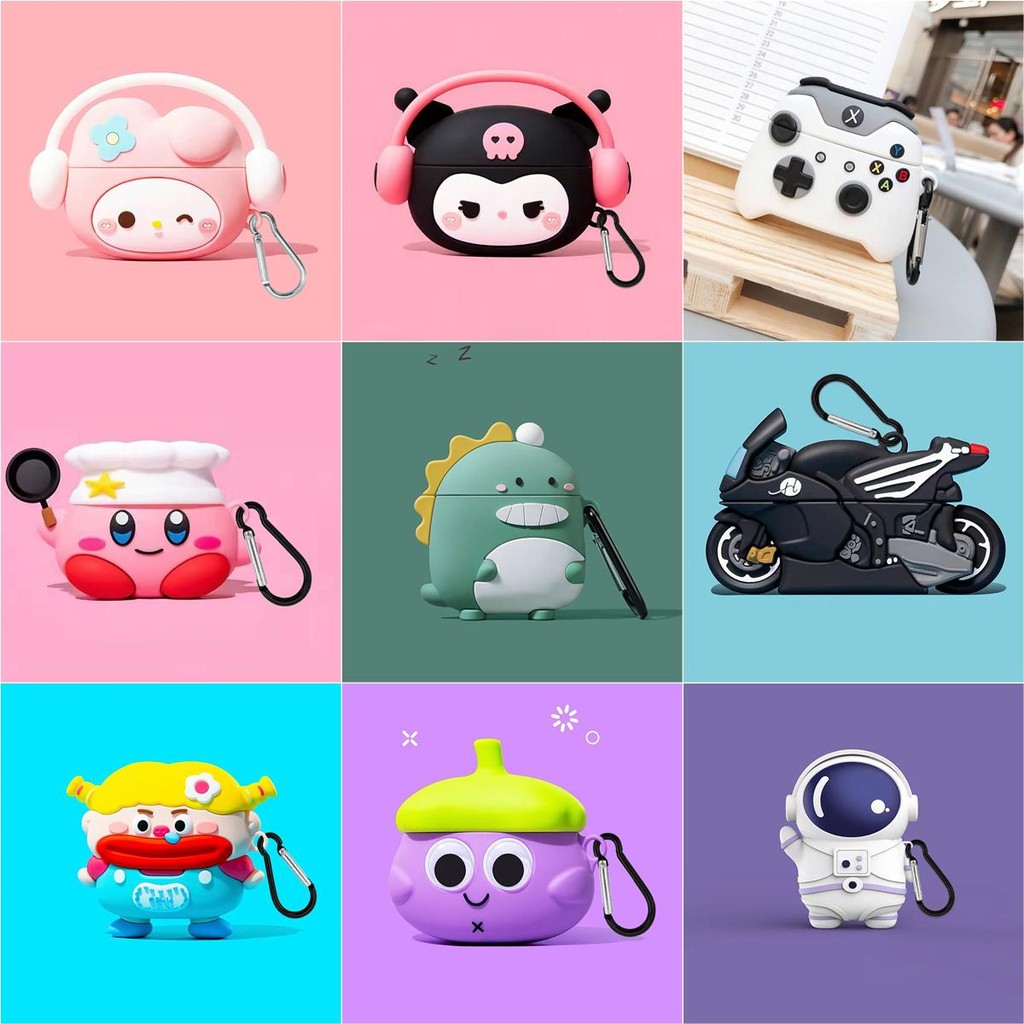 Cute Cartoon Case Compatible For Airpods 1/2/3/4/Pro 2/ Pro Protective ...