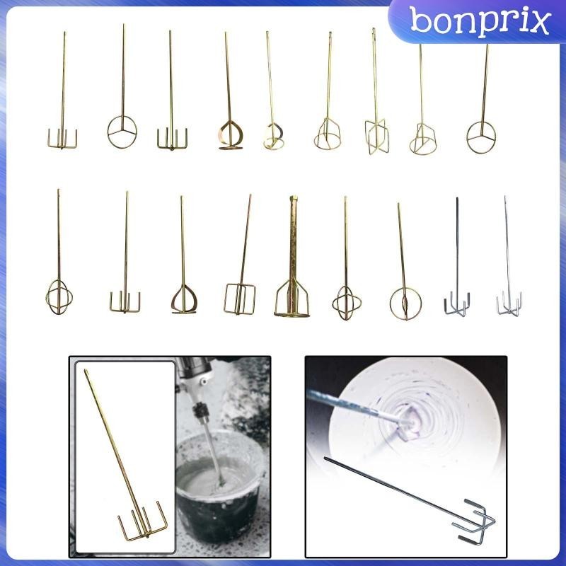 [bon] Cement Mixer Paint Mixing Rod Drill Attachment Long Tools 