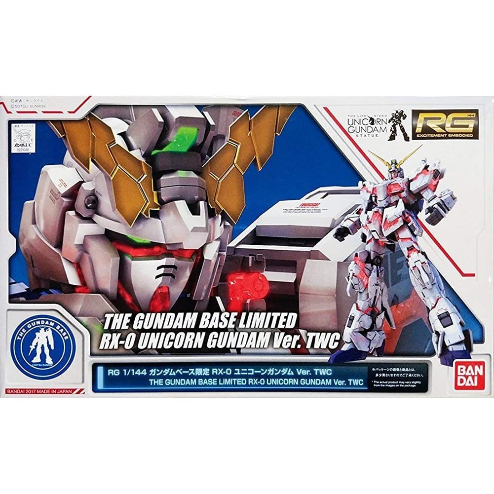 RG 1/144 Gundam Base Limited RX-0 Unicorn Gundam Ver.TWC Gundam UC ...