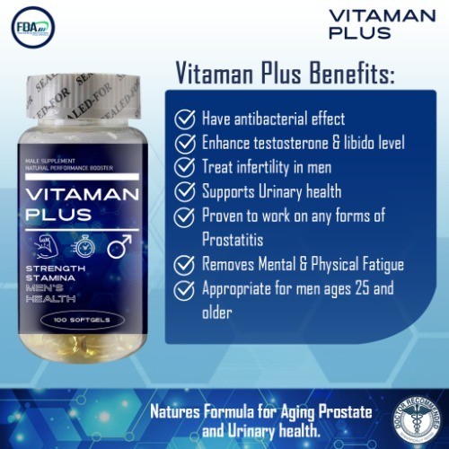 VITAMAN PLUS 100 SOFTGEL FDA APPROVed Shopee Philippines