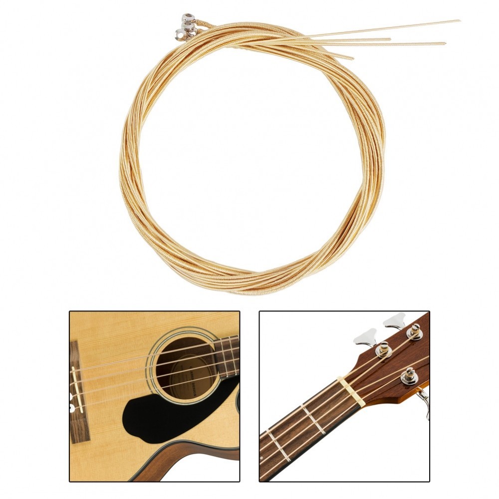 Long Lasting High Quality Brass Strings for 4 String Acoustic Bass (1 ...
