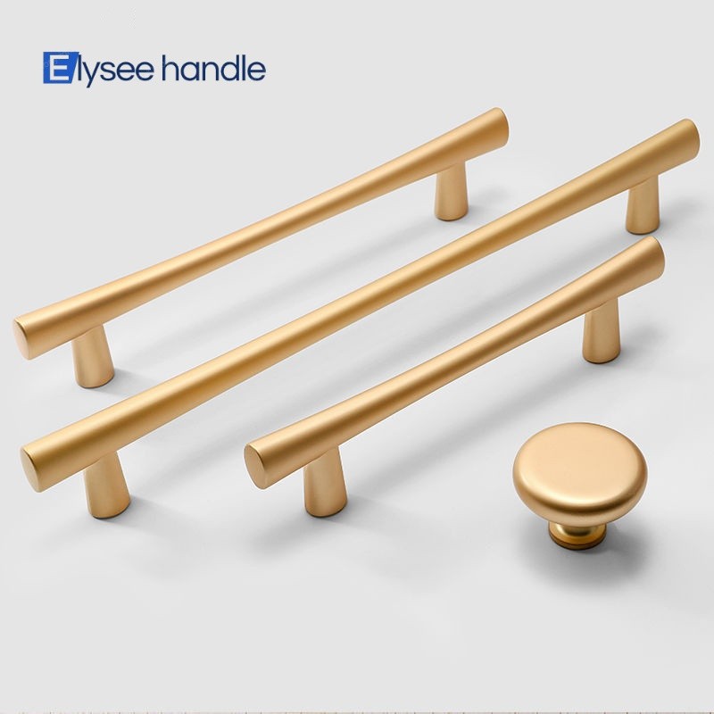 Gold Furniture Handles - 127mm Oval Cabinet & Drawer Pulls, 96mm Hole Spacing, Metal