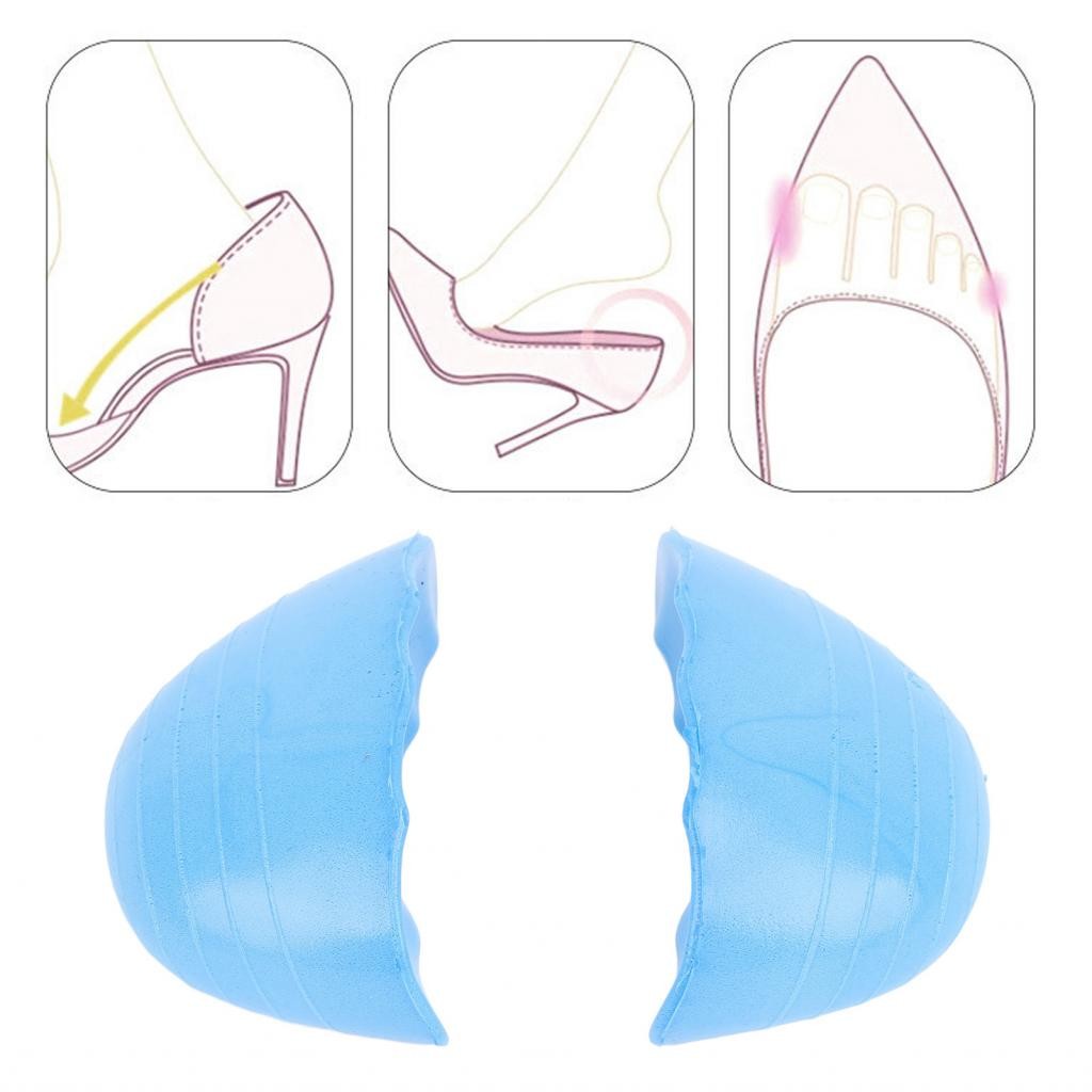 Buybest1 Shoe Toe Inserts Adjustable Shape Anti Slip Thickened 4 Pairs