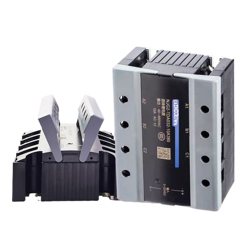 ＜Three-phase solid state relay SSR-3-40DA 25A60A100A200A solid state ...