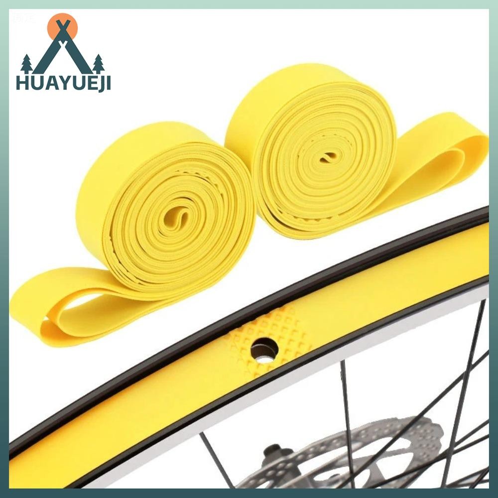 HUAYUEJI 2Pcs Bicycle Rim Liner, PVC HighPressure Bike Tire Tape
