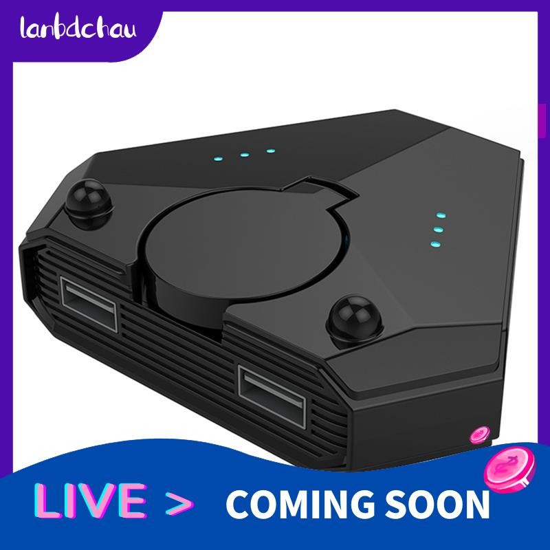 USB Gaming Keyboard Mouse Converter Plug and Play Bluetooth 5.0 Adapter