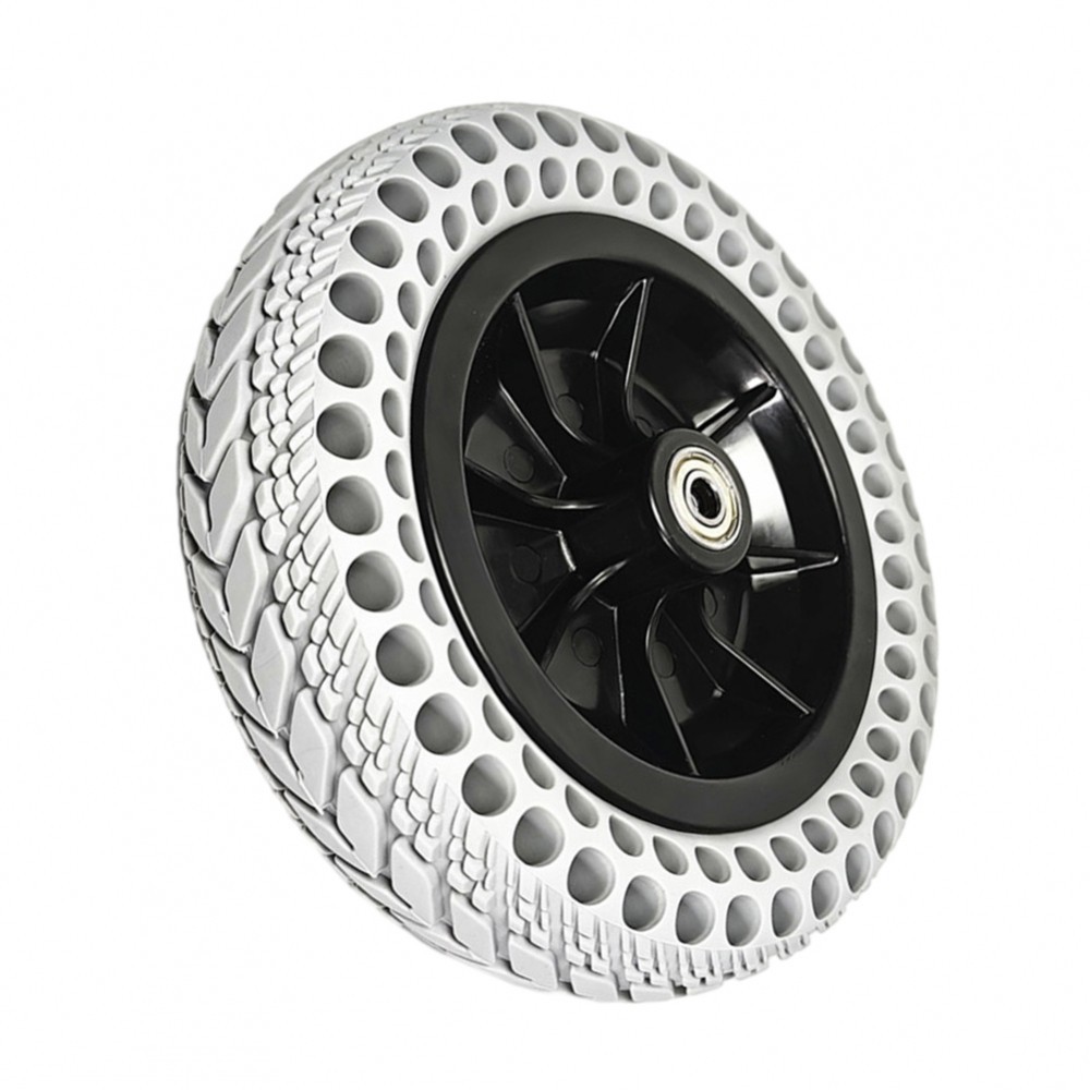 Solid Wheels Electric Wheel Hub Suitable For Tires Wheelchair Black