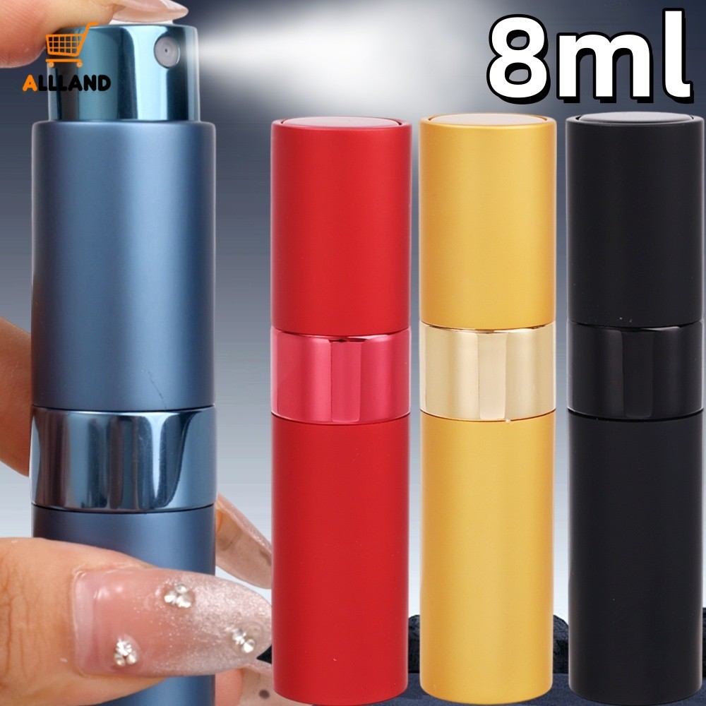 8ml Refillable Glass Spray Bottle - Aluminum Tube Empty Perfume Bottles ...