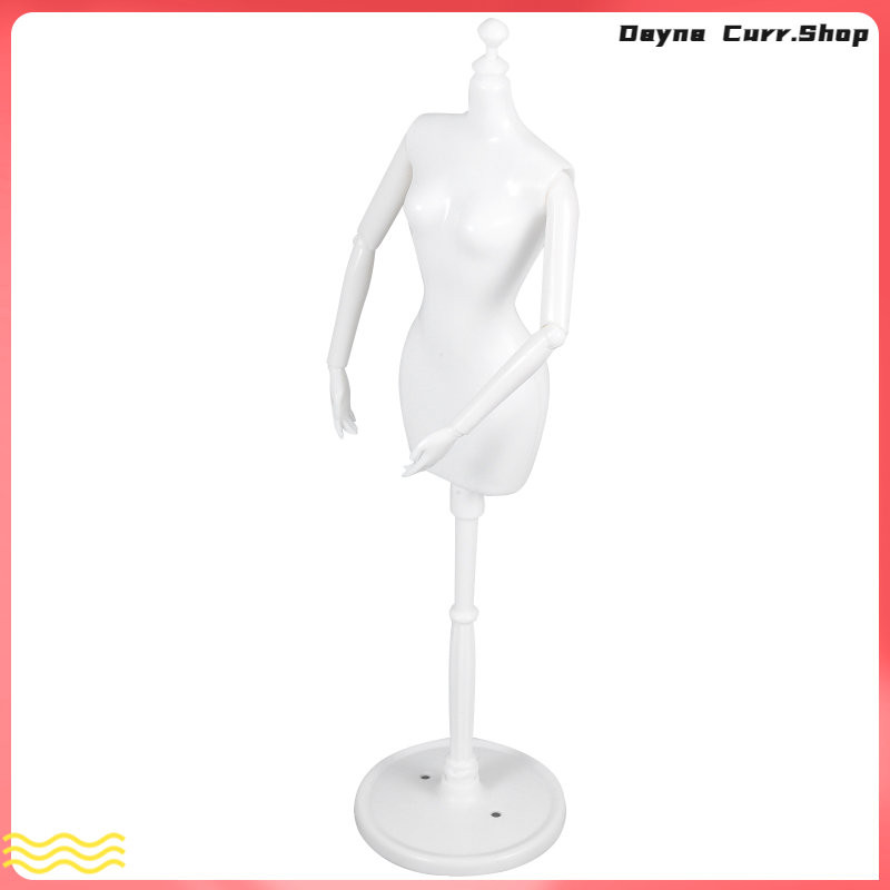 Mini Mannequin Stand Dress Form with Movable Joints Display Base Female ...