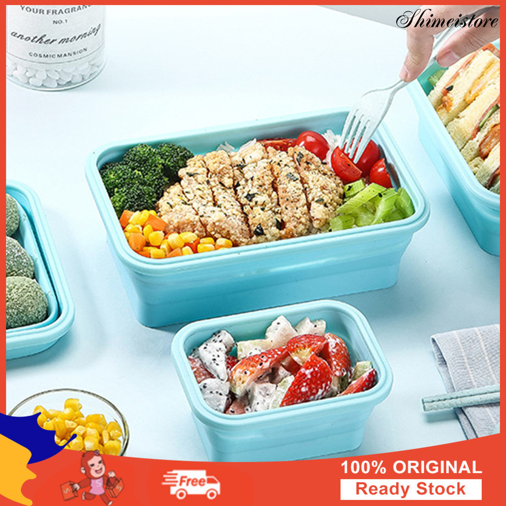 [COD]♨Lunch Box Collapsible Large Capacity Food Grade Silicone Folding ...