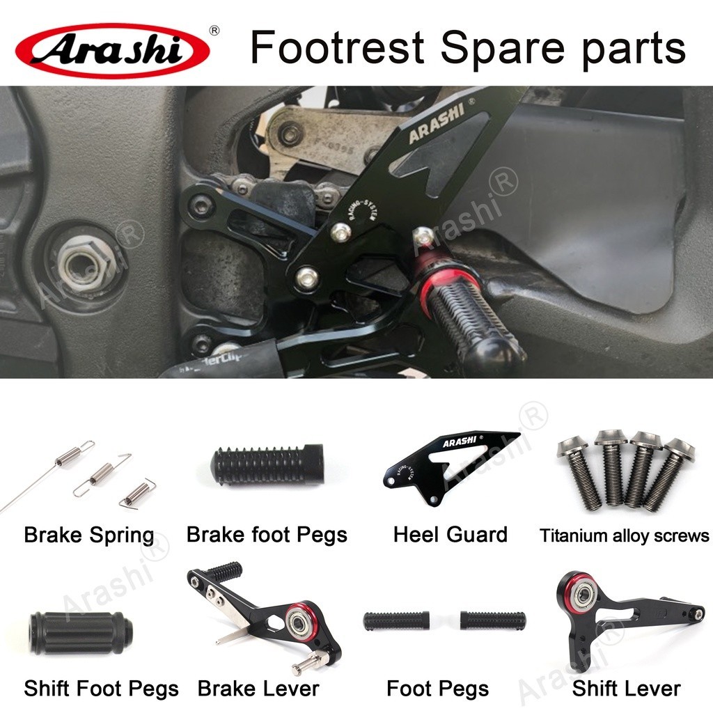Arashi Spare Parts Adjustable Rearsets Replacement Shift Linkage Lever ...