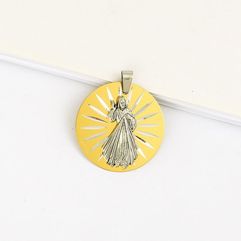 2 Pc/lot our Lady of Grace/Guadalupe/St.Benedict/The Divine Mercy Medal