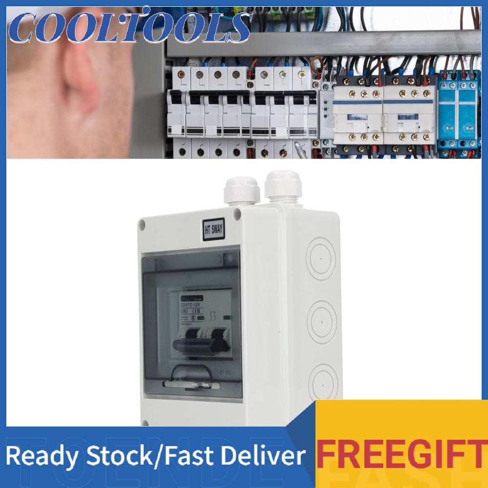 Cooltools 2P Circuit Breaker Box DC PV Disconnect Switch 8‑2AWG ...