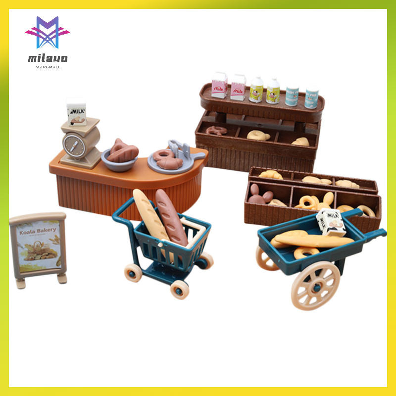 Home Decorations Miniature Bakery Model Landscape Toys Dollhouse Tiny ...