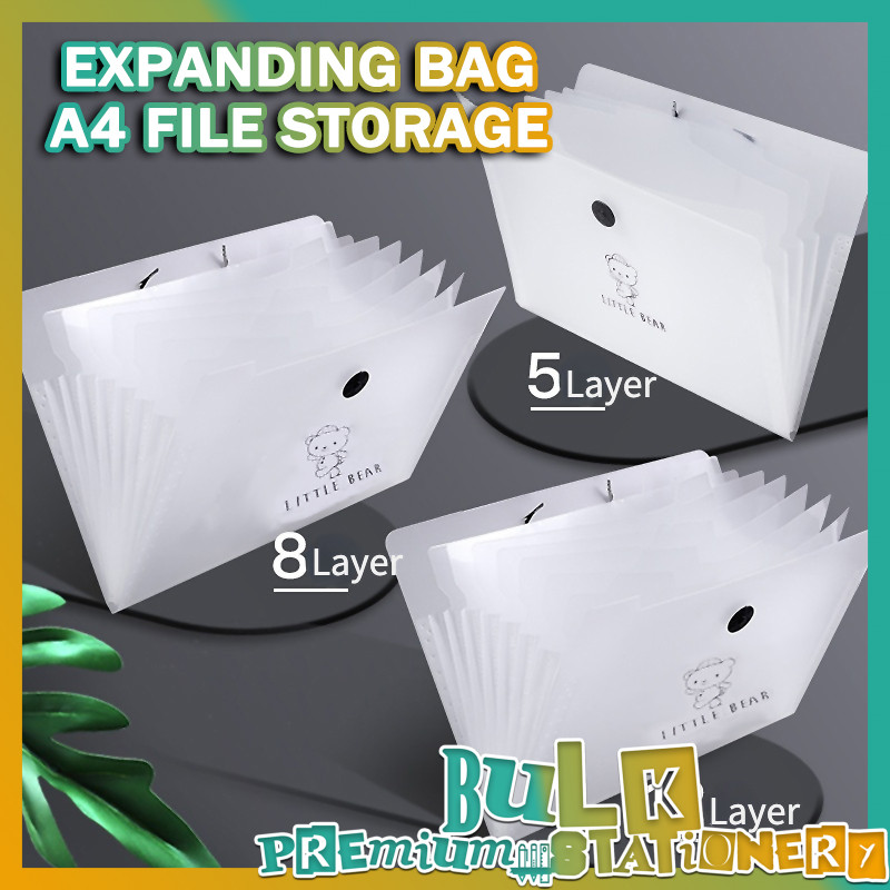 Bulk Transparent insert style A4 Folder Storage Bag Test paper Folder ...