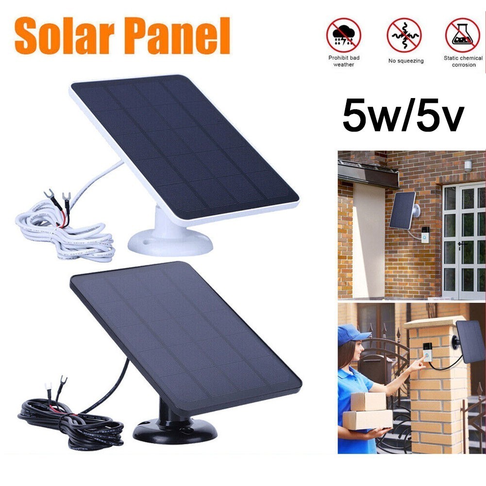 DEAL 5W Solar Panel Charger For Ring Video Doorbell 4/3/2 Solar