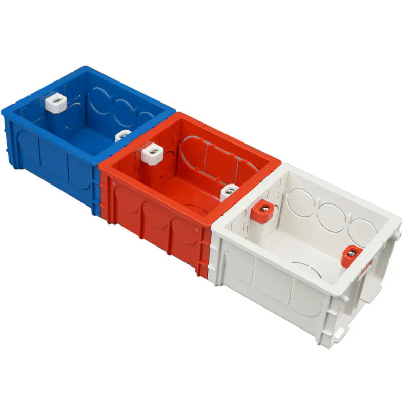 5 pcs Wall Switch Socket Junction Box Type 86 Splicing Cassette PVC ...