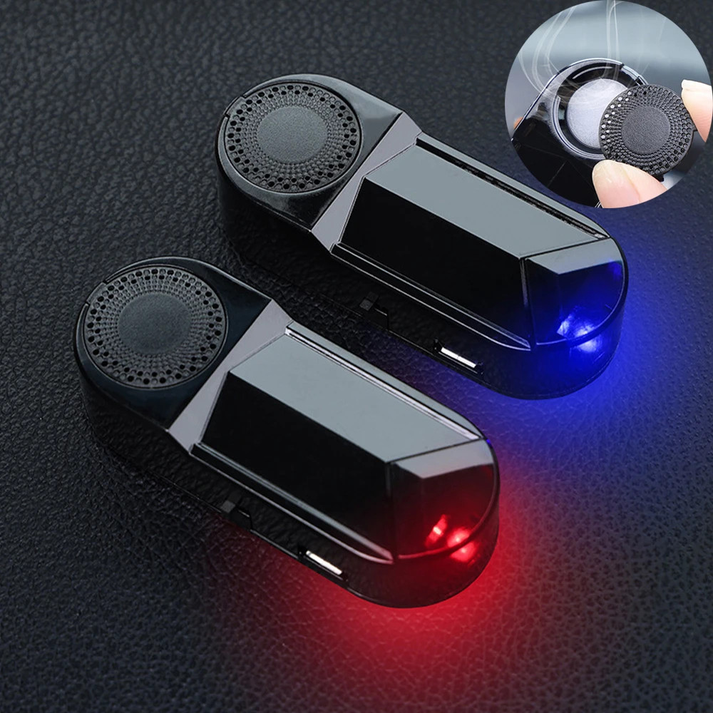 Solar Power Led Light with Aromatherapy Solars Powers Dummy Car Alarm