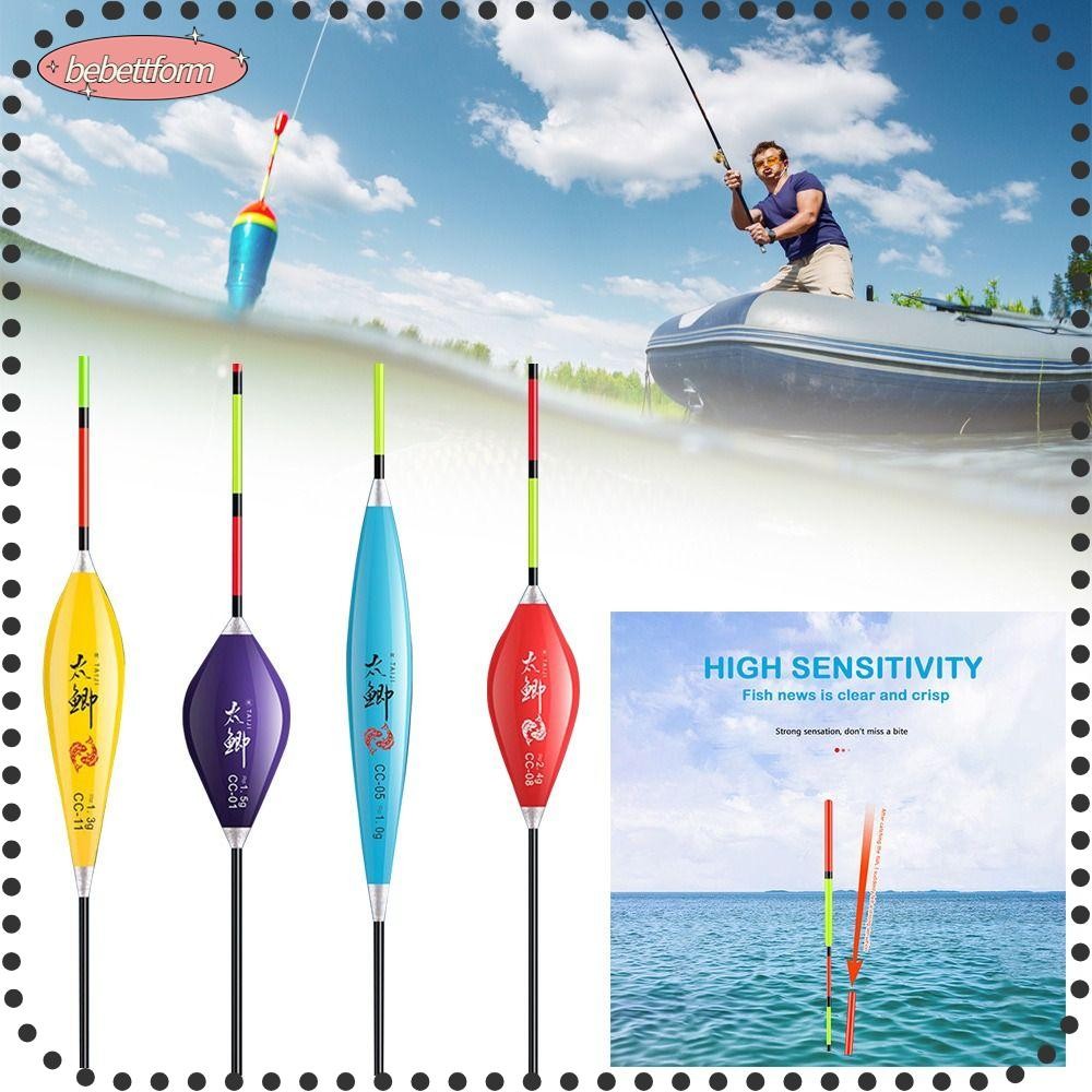 LUCKY 6PCS Fishing Floats, Superfine Workmanship Freshwater Floaters