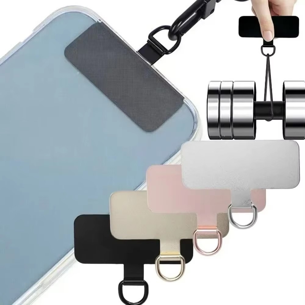 Stainless Steel Phone Lanyard Gasket Patch / Crossbody Wrist Strap ...