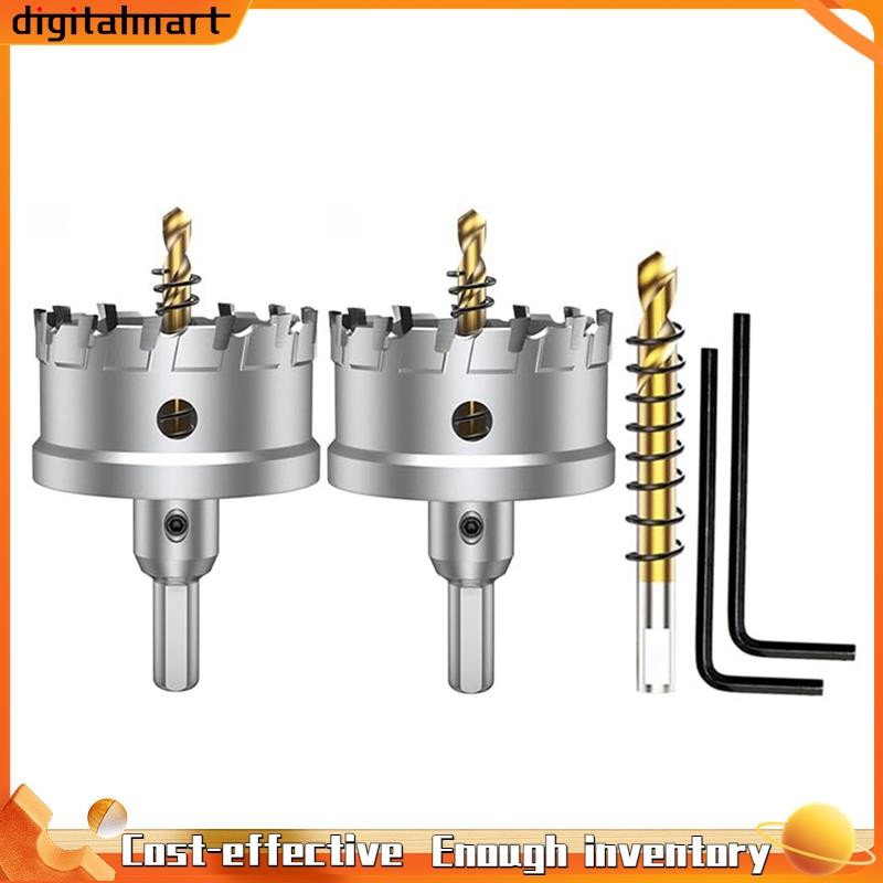 [digitalmart]Hole Saw Set for Hard Metal,23/8 Inch Tungsten Carbide