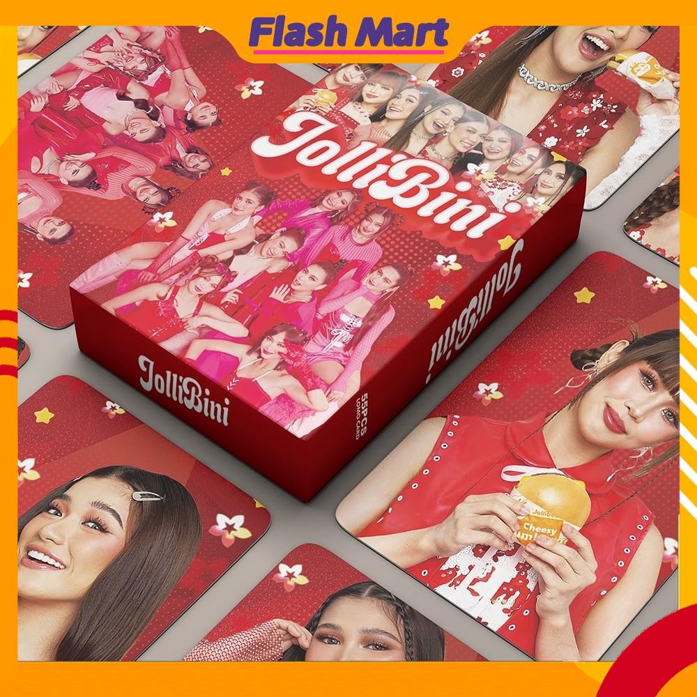 55Pcs/Box BINI Photocards Bini Group Album Photocards Jollibee BINI ...