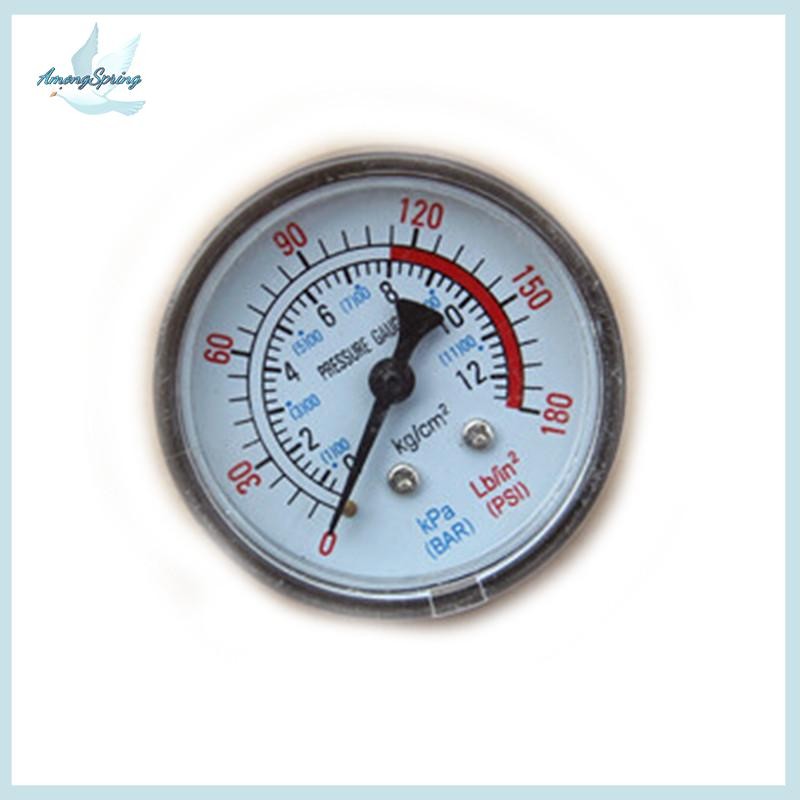 Compresseur d'air pneumatique hydraulique manomètre 0–12 bar 0–180 psi