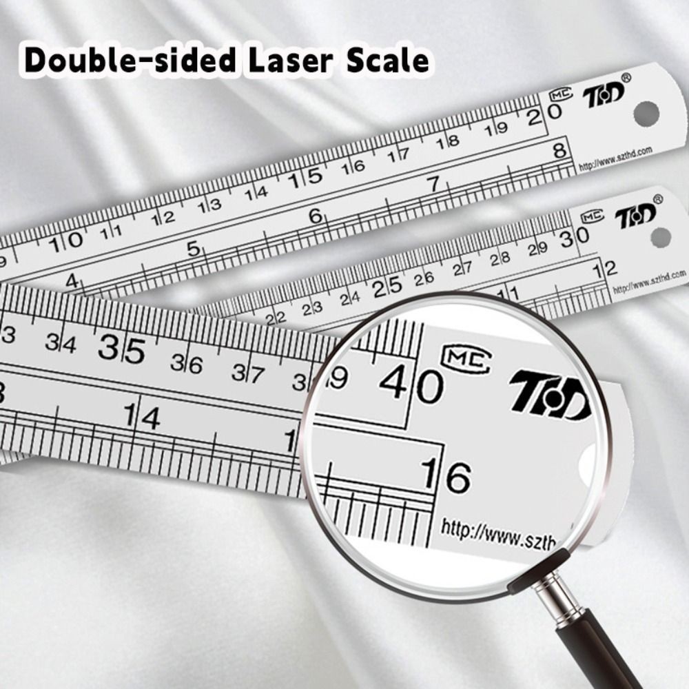 High-Quality Metal Stainless Steel Ruler for Precise Measuring 15/30cm ...