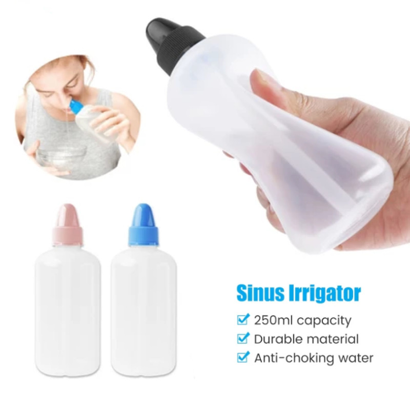 250Ml Sinus Rinse Bottle/For Allergic Rhinitis Sinus and Daily Nose ...
