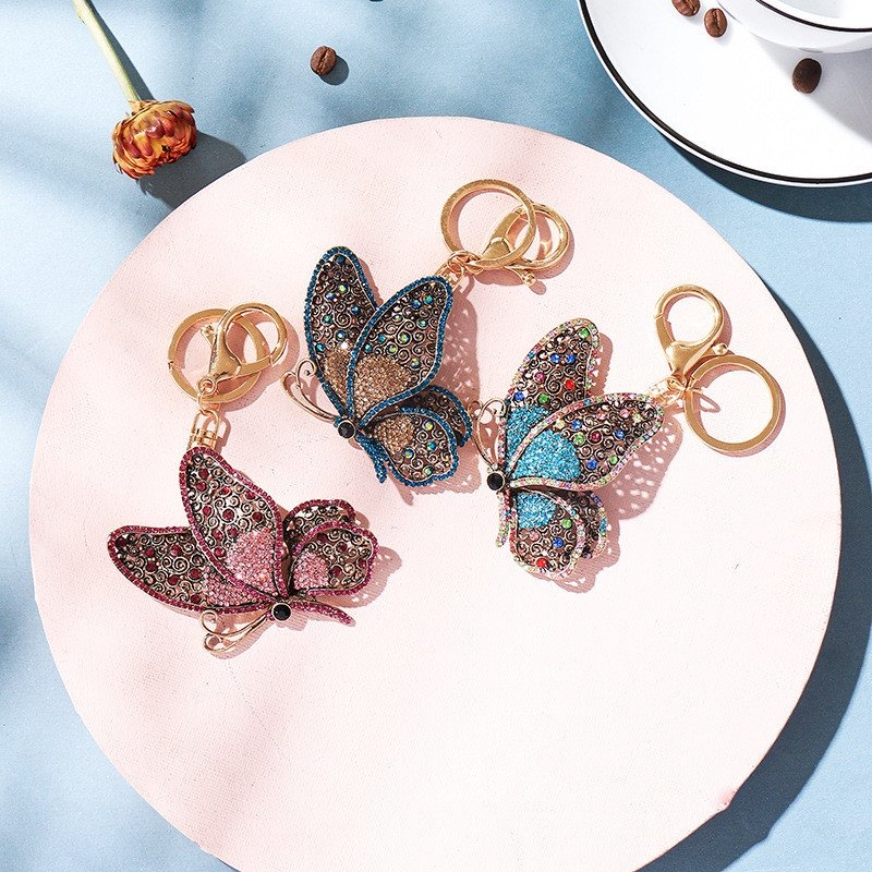 Hot-Selling Fashion Colorful Inlaid Diamond Hollow Butterfly Shape ...
