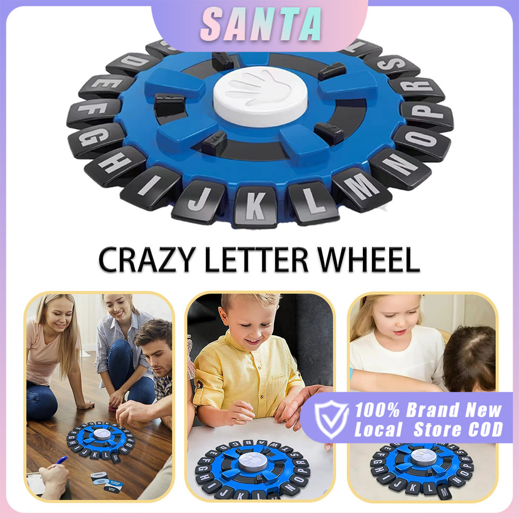 Crazy Letter Board Game For Family Fast-Paced Educational Game Children ...