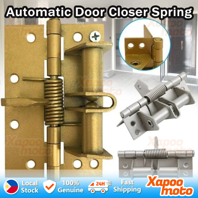 【COD】Multifunctional Automatic Door Closer Spring Hinge 90 Degree Right