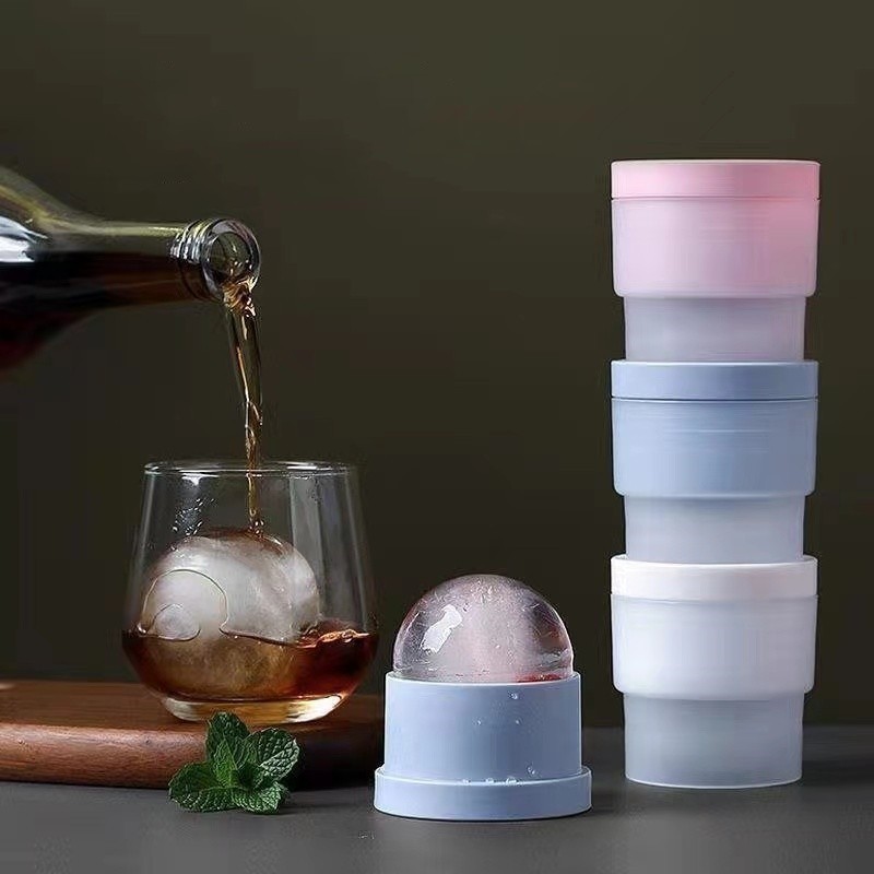Ball Ice Molds Silicone Spherical Ice Box