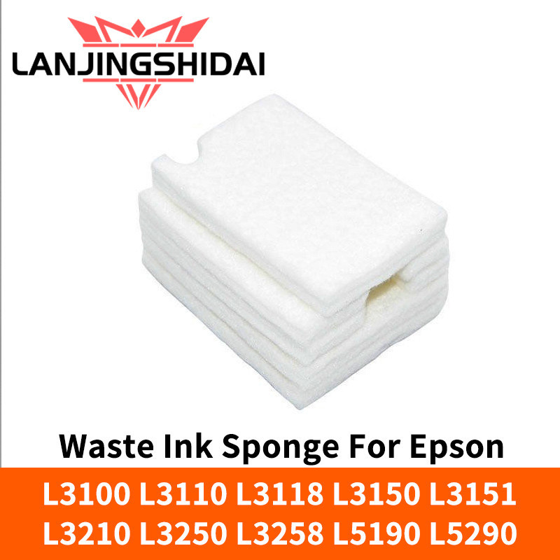 Waste Ink Tank Pad Sponge Absorber for EPSON L3100 L3110 L3118 L3150 ...