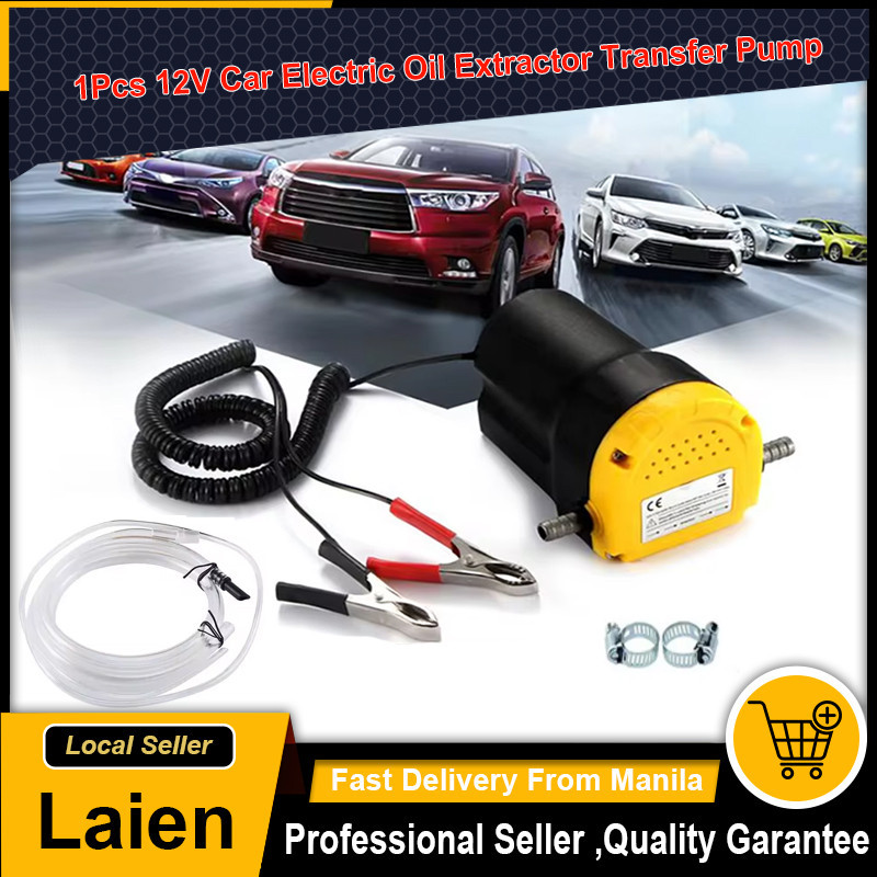 1Pcs 12V Car Electric Oil Extractor Transfer Pump Oil Change Diesel