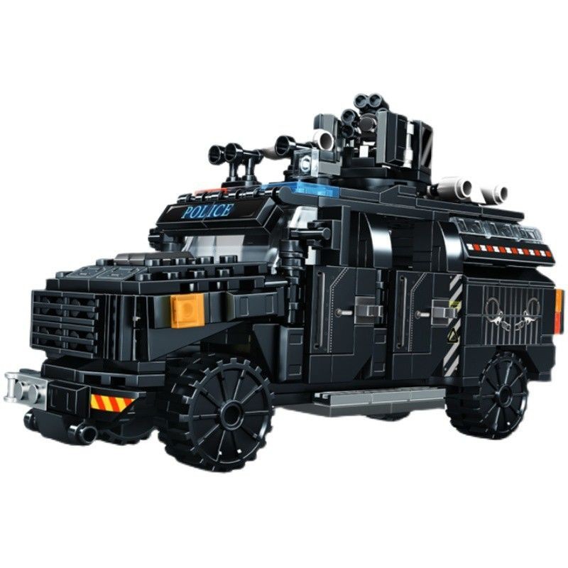 Compatible with Lego Building Blocks Military SWAT City Series Riot ...
