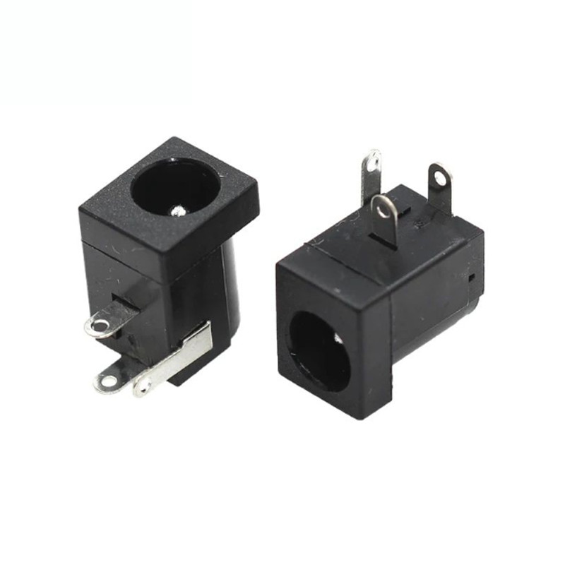 50pcs 5.5x2.1mm 5.5*2.5mm DC-005 Black DC Power Jack Socket DC ...