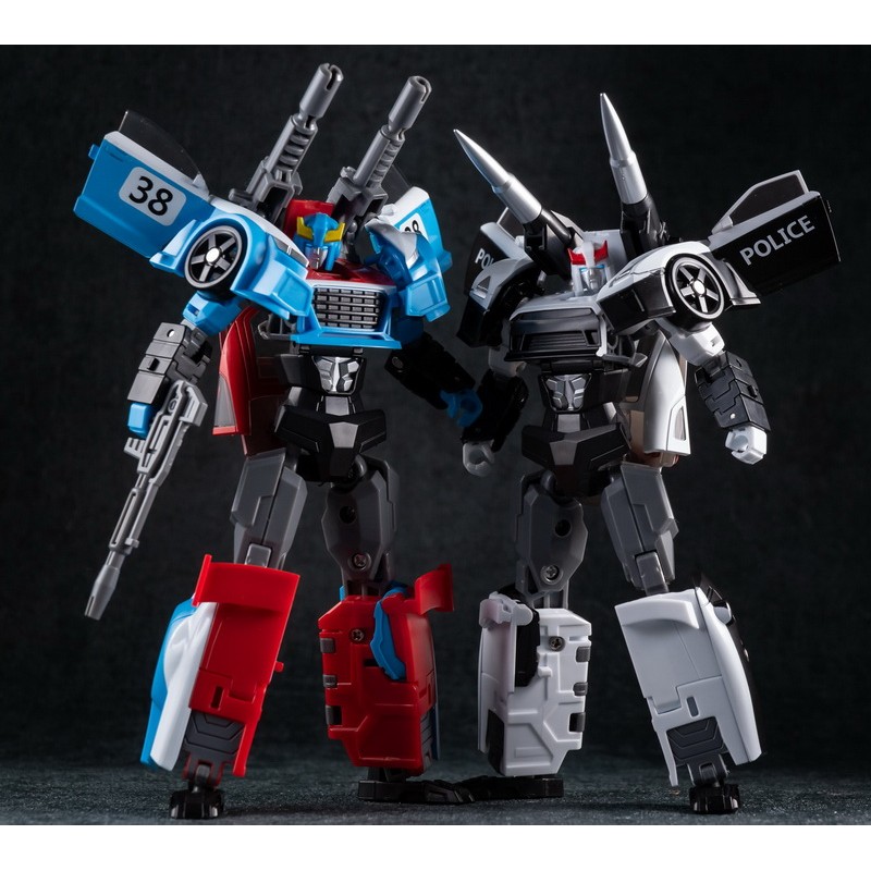 Tt Hongli Deformation Toy HF01 Apocalypse Armor Red Fast White Patrol ...