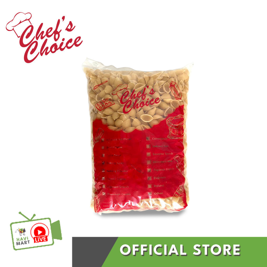 HAVI LIVE MACARONI PASTA CONCHIGLIE SHELL BIG (Chef's Choice) (For ...