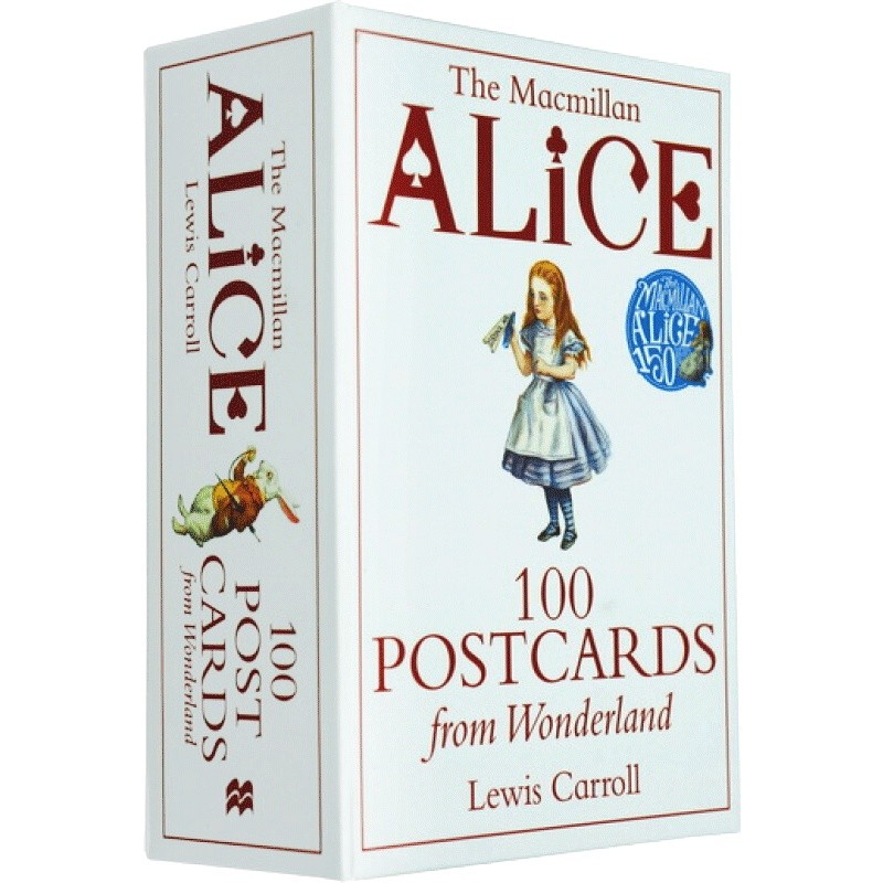 Alice in Wonderland Postcard English Original Alice 100 Postcards from ...