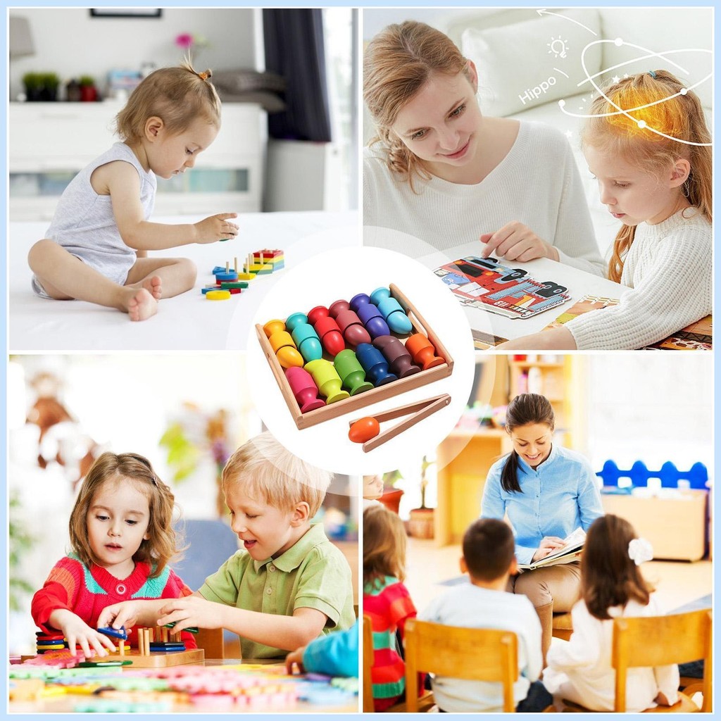 Sorting Toys for Toddler Funny Ball Matching Game Color Ball Sorting ...