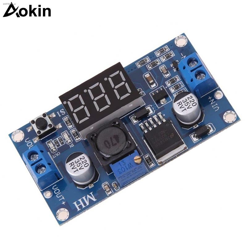 COD☆LM2596 Power Module LED Voltmeter DC DC Adjustable Step down Power ...