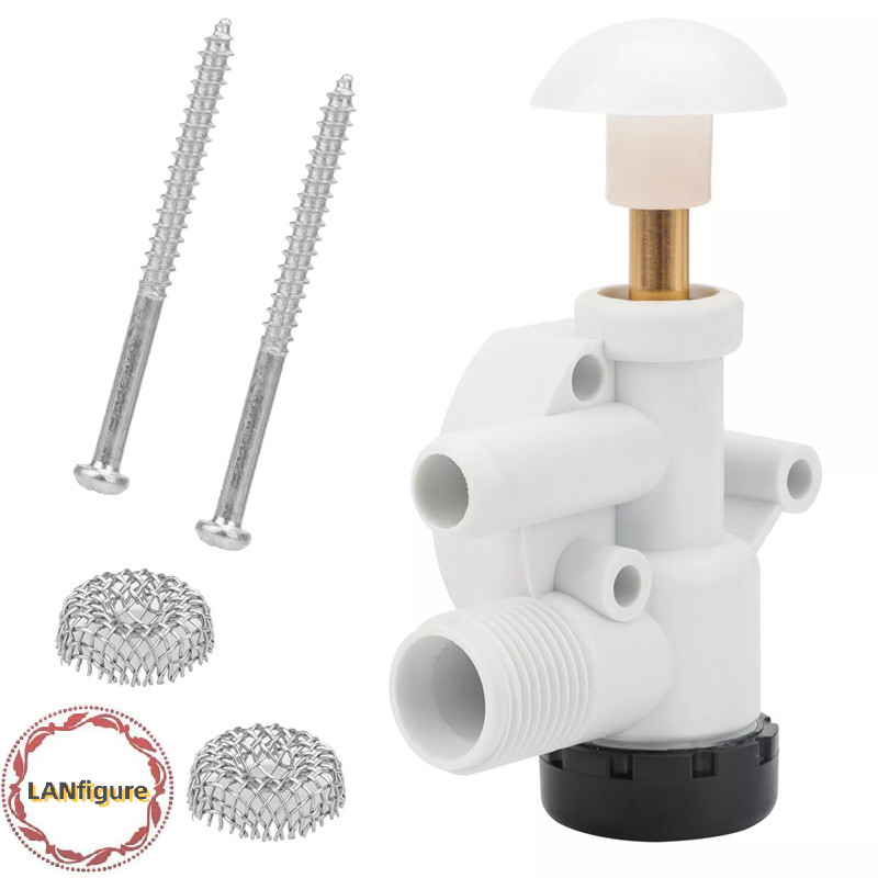 LANfigure 385314349 RV Toilet Water Valve Kit Trailer Toilet Repair Kit