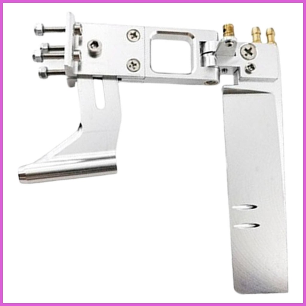 Pedal Boat Rudder Parts 4.33in Aluminum Alloy Boat Rudder With 0.15in ...