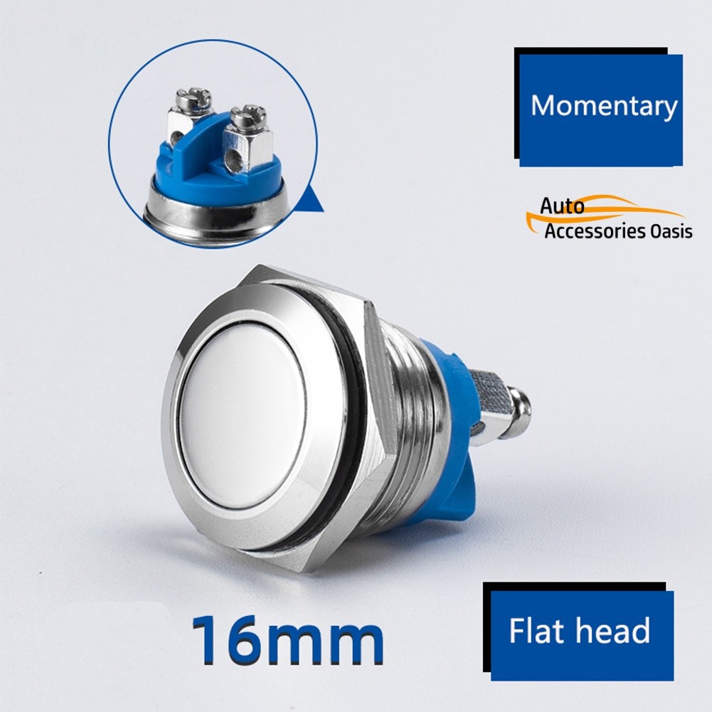 16mm 19mm Metal Push Button Switch Momentary Waterproof Switch Start ...