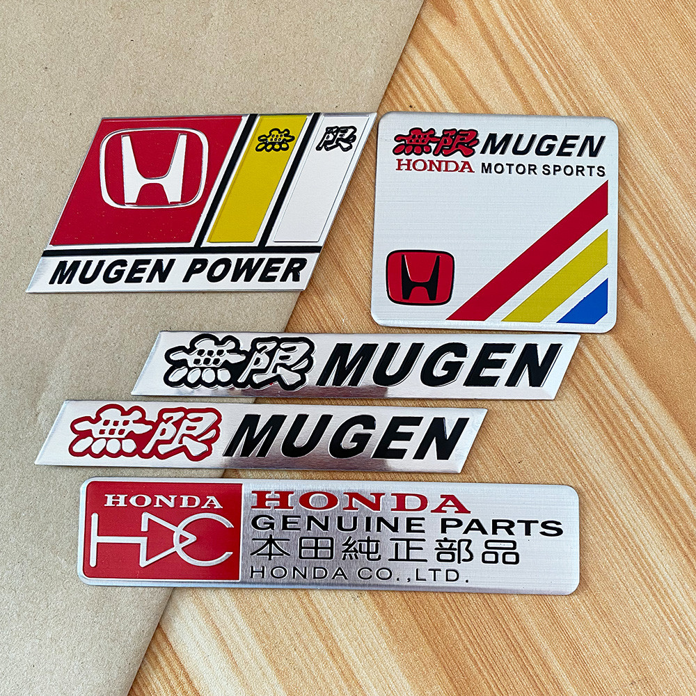 1 x Aluminum Honda RACING DEVELOPMENT HONDA Logo Car Auto Decorative ...