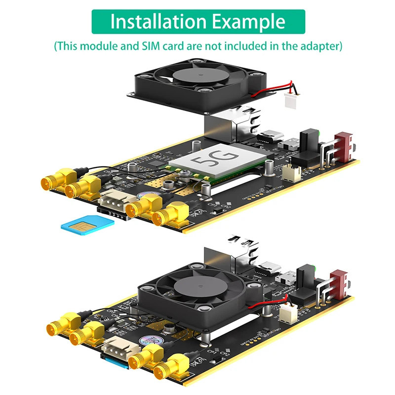 NEW M.2 to USB 3.0 Adapter RJ45 Port Realtek RTL8125BG Controller for ...