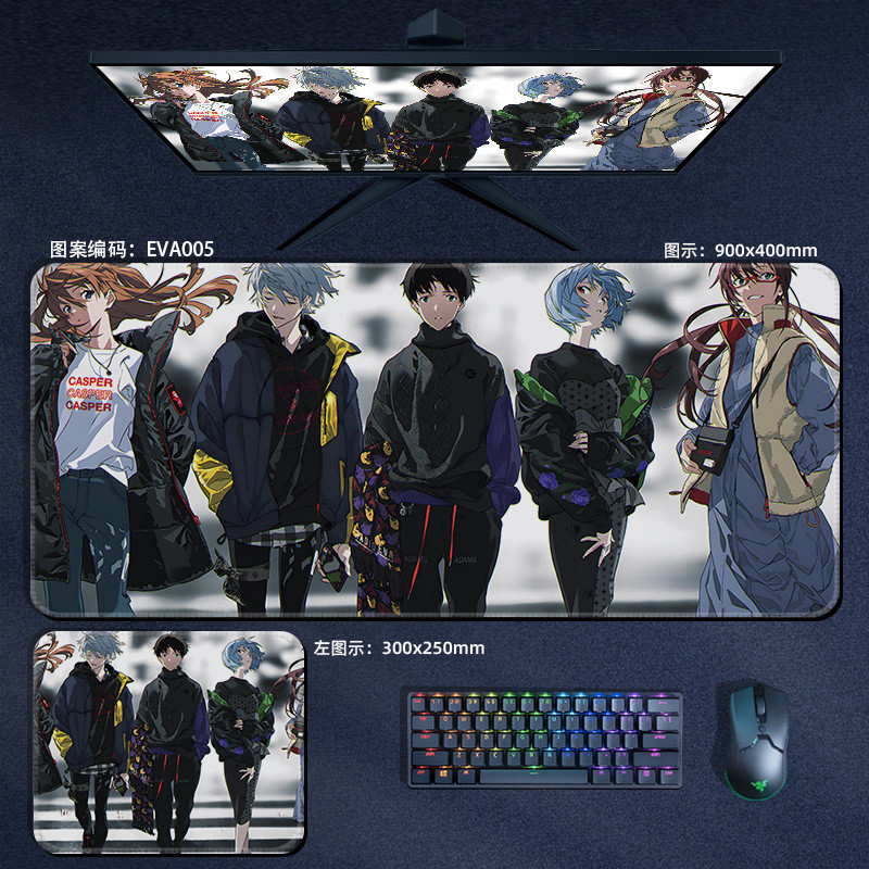 EVAMouse Pad Large Neon Genesis Evangelion Evangelion Mouse Pad Shinji ...